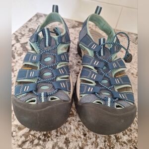 Keen Sport Sandals Womens 9 Newport Light Blue Waterproof Closed Toe Hiking